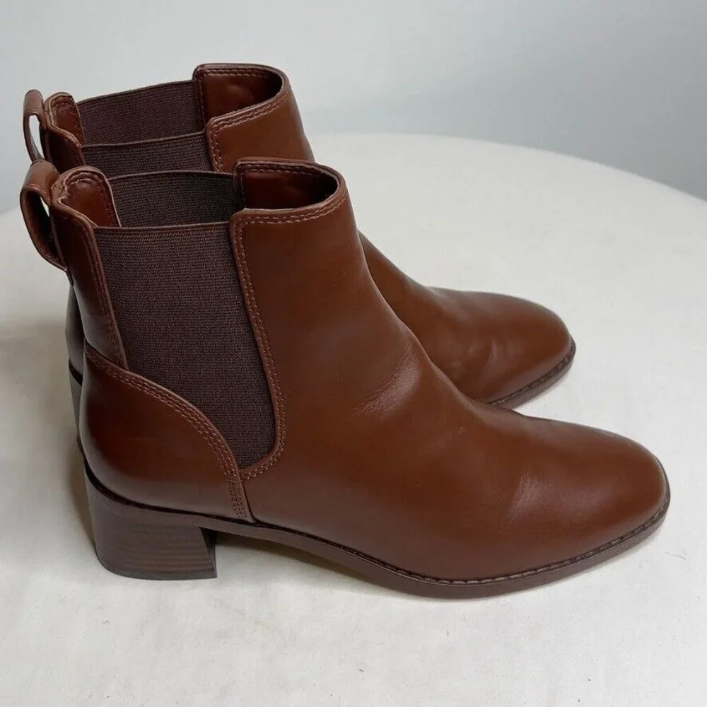 J.Crew Womens $188 Chelsea Boots Roasted Cocoa Size 8.5 CA774 #207 - Picture 6 of 16